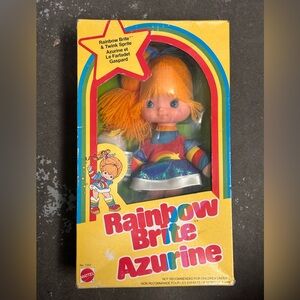Vintage Mattel 7233 Rainbow Brite & Twink Sprite Doll 1983